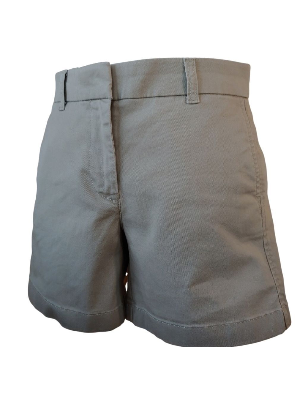 J. Crew 5" Khaki Cotton Stretch Chino Shorts in Women's Size 4 - Picture 15 of 17